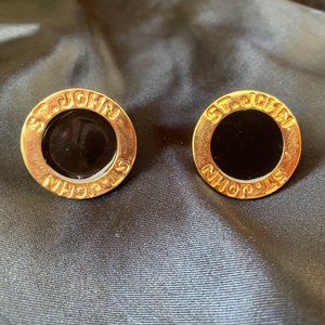 St. John Collection Clip On Earrings